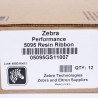 Zebra ribbon resina 5095 110x74 serie G box 12