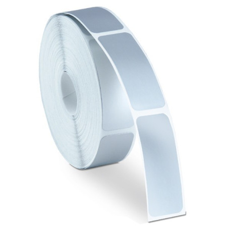 100ASA etichette in PE argento 50x30x1300 box 20