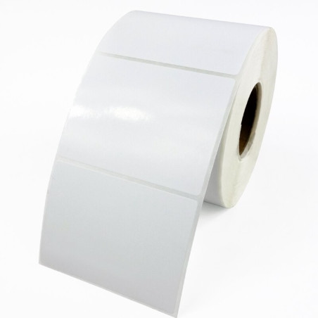 100asa rotolo etichette 70x32x2300 OPP bianco lucido f.40