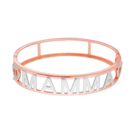 Bracciale rigido in argento "Mamma"