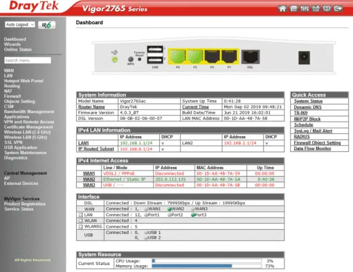 DrayTek Vigor 2765ac