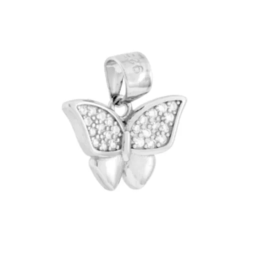 Parure orecchini e collana Farfalla in argento - immagine 2