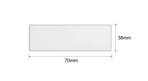 Zebra Z-Perform 1000T rotolo etichette 70×38 f25