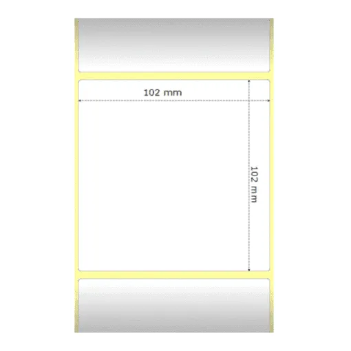 Zebra Z-Perform 1000T rotolo etichette 102×102  f76