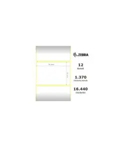Zebra rotolo etichette adesive Z-Select 2000D 76×51 f25