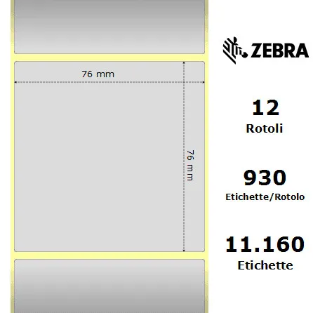 Zebra Z-Ultimate 3000T argento 76.2×76.2 f25