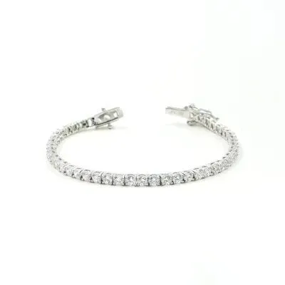 bracciale tennis, argento e zirconi, vari colori