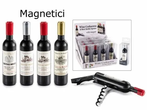 cavatappi apribottiglie con magnete