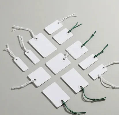 Etichette con filo corto 55mm