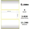 Zebra Z-Perform 1000T rotolo etichette 100×50 f76