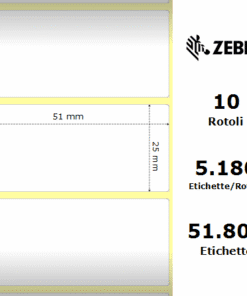 Zebra Z-Perform 1000T 51×25 professionale