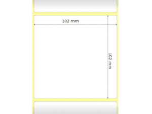 Zebra Z-Perform 1000T rotolo etichette 102×102  f76