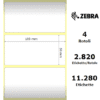 Zebra Z-Perform 1000T rotolo etichette 100×50 f76