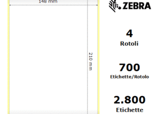 Zebra Z-Perform 1000T rotolo etichette 148×210 f76