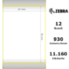 Zebra Z-Select 2000T rotolo etichette 57×76 f25