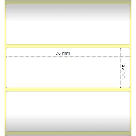 Zebra Z-Select 2000T rotolo etichette 76×25 f25 Zebra Z-Select 2000T rotolo etichette 76×25 f25