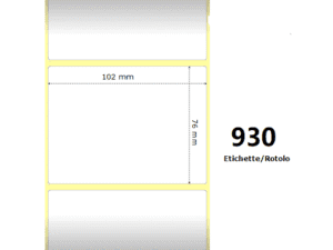 Zebra rotolo etichette adesive Z-Select 2000D 102×76 f25