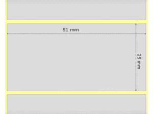 Zebra Z-Ultimate 3000T argento 51×25 f25