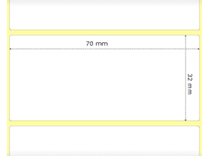 Zebra Z-Ultimate 3000T materiale sintetico 70X32 f25