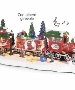treno con luci, musica e movimento