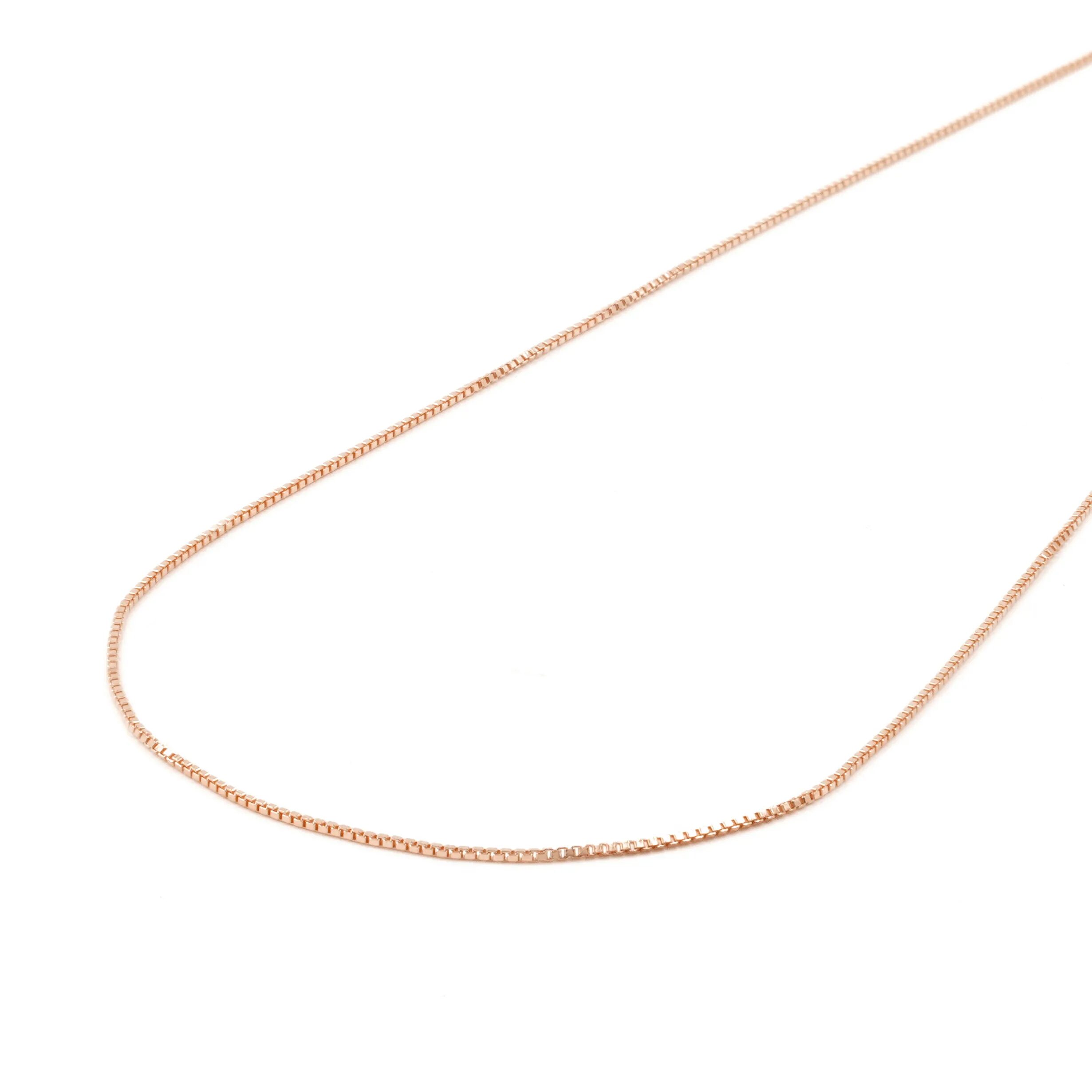 collana veneziana in argento rosato collana veneziana in argento rosato