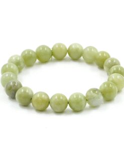 bracciale elastico in giada naturale