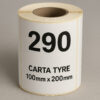Rotolo etichette tyre 100x200 f25