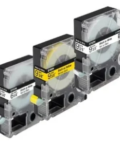 Nastro compatibile Epson C53S625416 bianco 12mm x 9mt