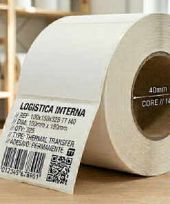 Rotolo etichette 100x150x325 TT f40