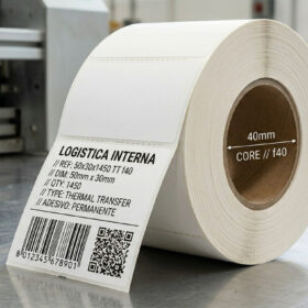 Rotolo etichette 50x30x1450 TT f40