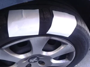 Rotolo etichette carta tyre 68×38