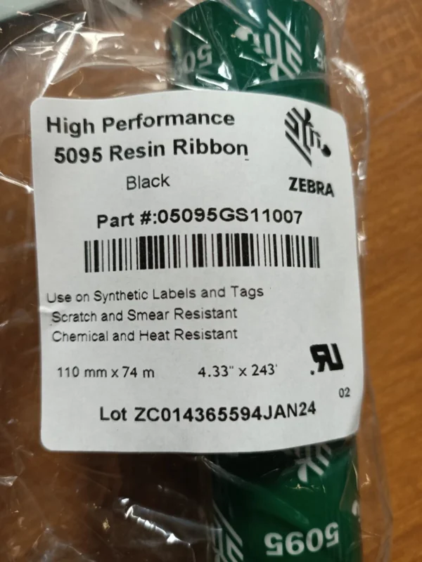 Zebra ribbon resina 110x74 - immagine 3