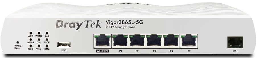 draytek vigor 2865l 5g draytek vigor 2865l 5g
