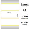 Zebra Z-Perform 1000T rotolo etichette 102×38 f25
