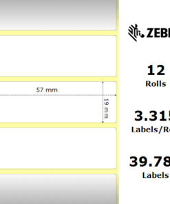 Zebra Z-Select 2000T rotolo etichette 57×19 f25