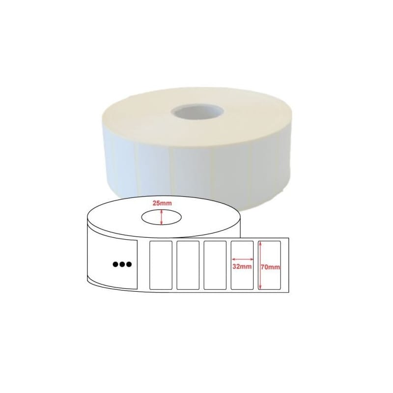 Zebra Z-Select 2000T rotolo etichette 70×32 f25 Zebra Z-Select 2000T rotolo etichette 70×32 f25