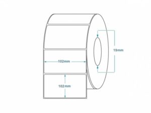 Zebra Z-Select 2000T rotolo etichette 102×102 f19