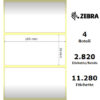 Zebra Z-Perform 1000T rotolo etichette 100×50 f76