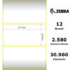 Zebra Z-Select 2000D rotolo etichette 51×25 f25