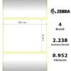 Zebra Z-Select 2000T rotolo etichette 102×76 con perforazione f76