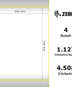 Zebra Z-Perform 1000T rotolo etichette 105×148 f76