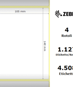 Zebra Z-Perform 1000T rotolo etichette 105×148 f76