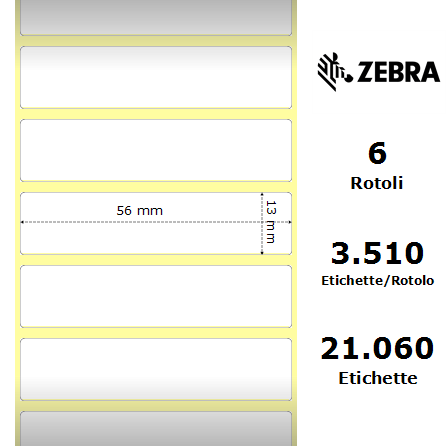 Zebra etichette 8000D Jewelry f25 - immagine 2