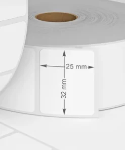 Zebra rotolo etichette adesive Z-Select 2000D 32×25 f25