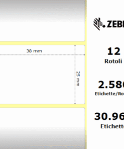 Zebra rotolo etichette adesive removibili Z-Select 2000D 57×32 f25 (Copia)