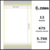 Zebra rotolo etichette adesive Z-Select 2000D 102×152 f25