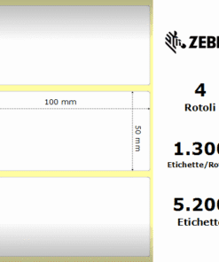 Zebra Z-Select 2000D rotolo etichette 100×50 f25
