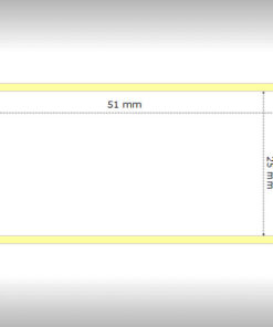 Zebra Z-Ultimate 3000T materiale sintetico 51×25 f25