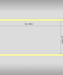 Zebra Z-Ultimate 3000T argento 51×25 f25