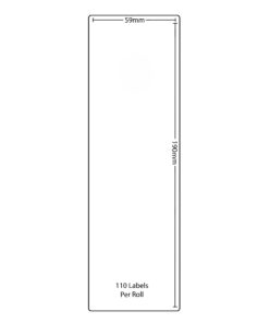 Rotolo etichette 59×190 per Dymo Labelwriter